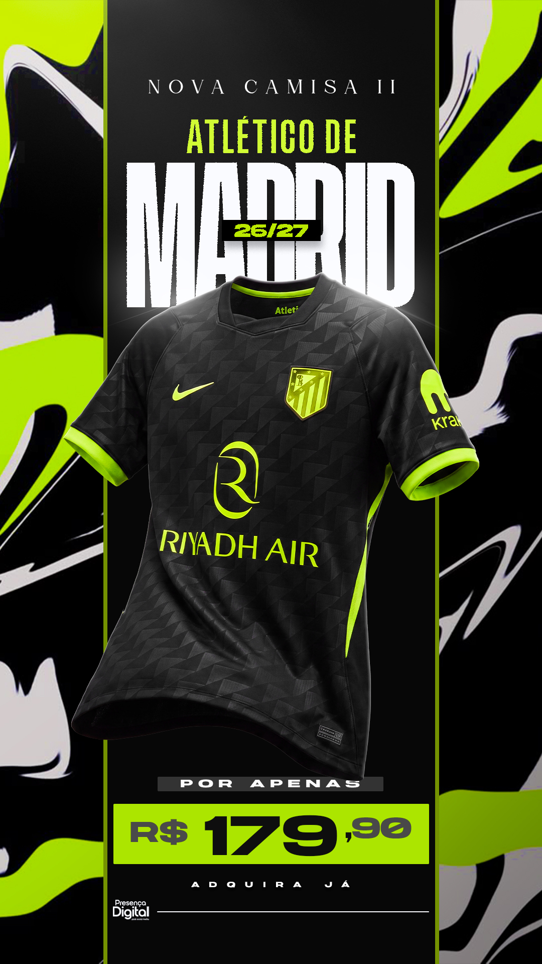 Exemplo de arte editável do pack