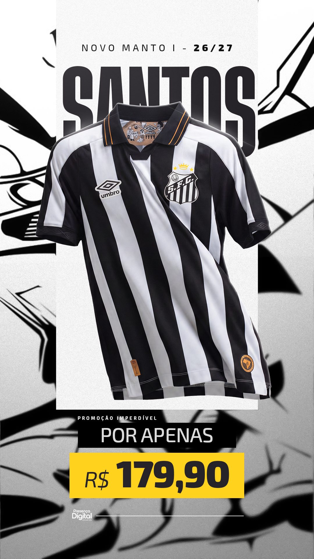 Exemplo de arte editável do pack