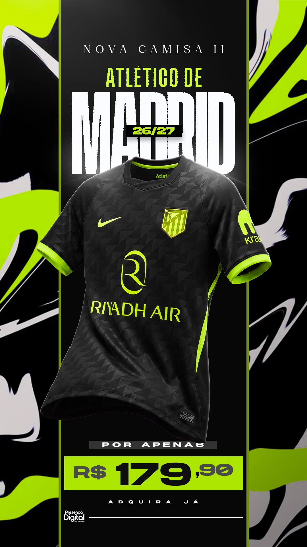 Exemplo de arte editável do pack